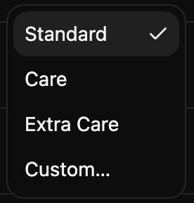 Click his status to change it.